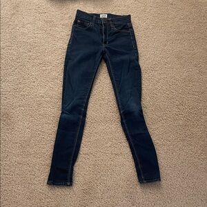 Hudson Jeans Women's Deep Blue Skinny Jeans